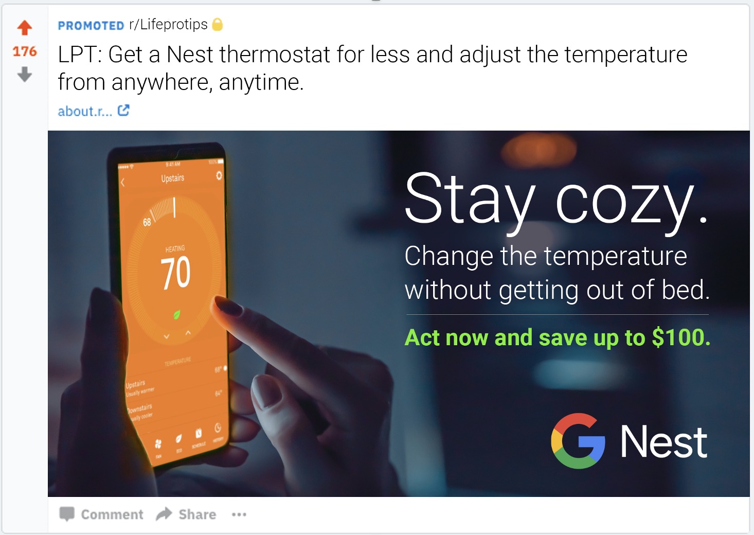 Reddit ad